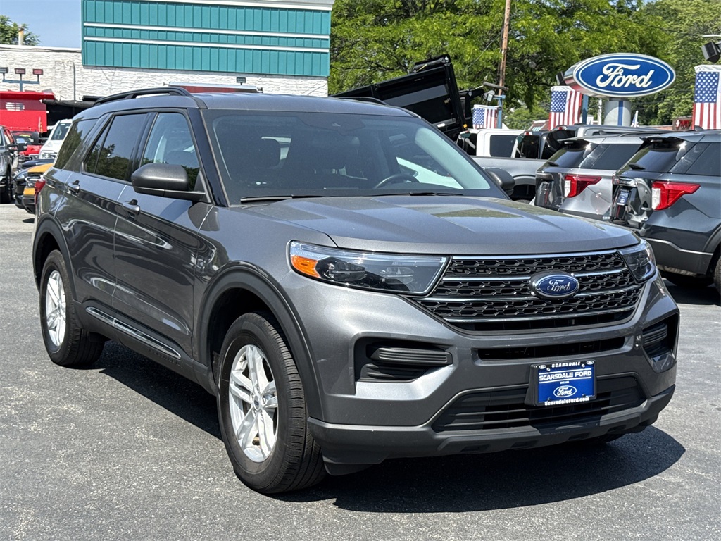 Used 2022 Carbonized Gray Metallic Ford XLT image 1