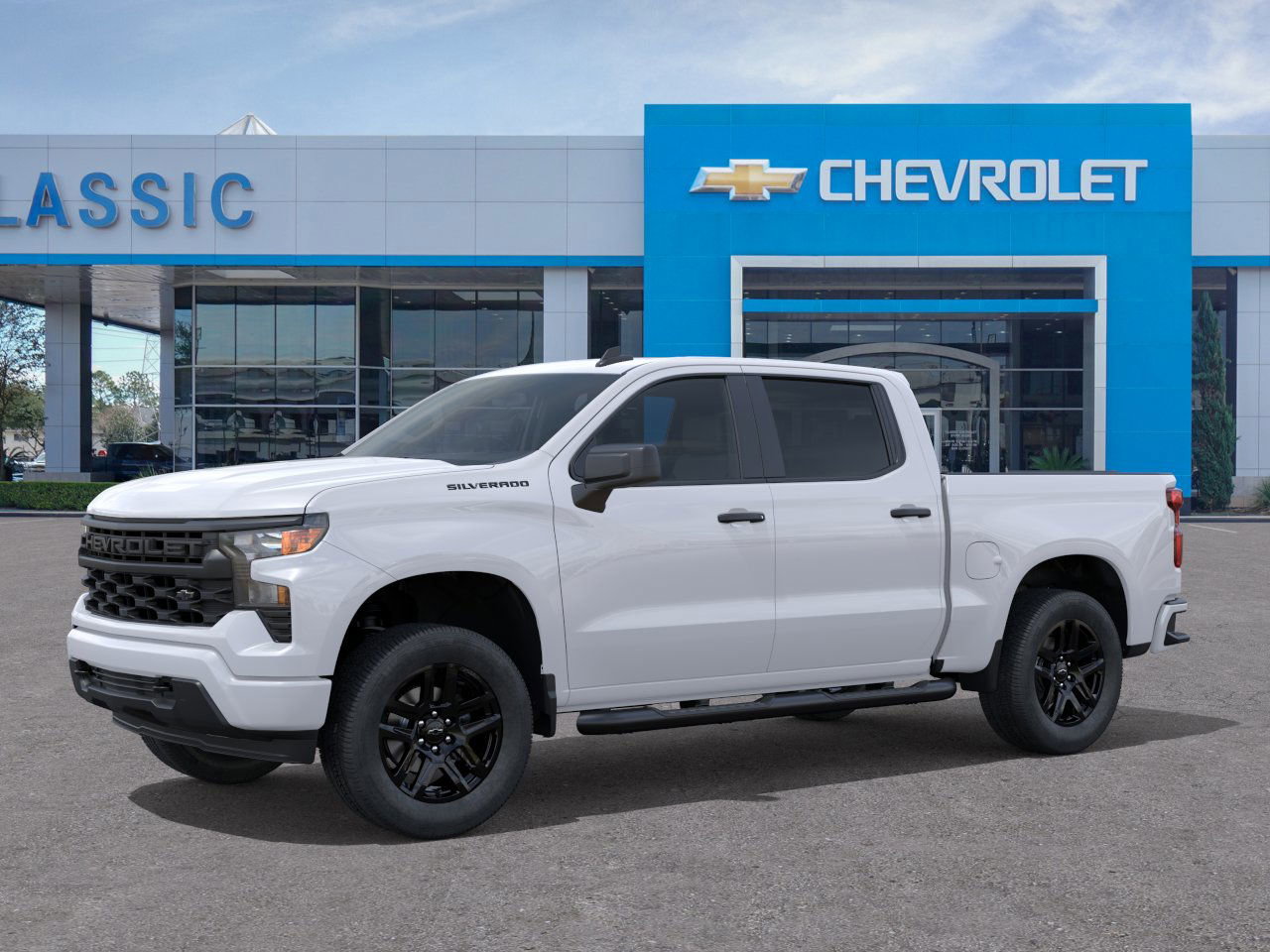2024 Chevrolet Silverado 1500 Custom White at Turner Chevrolet