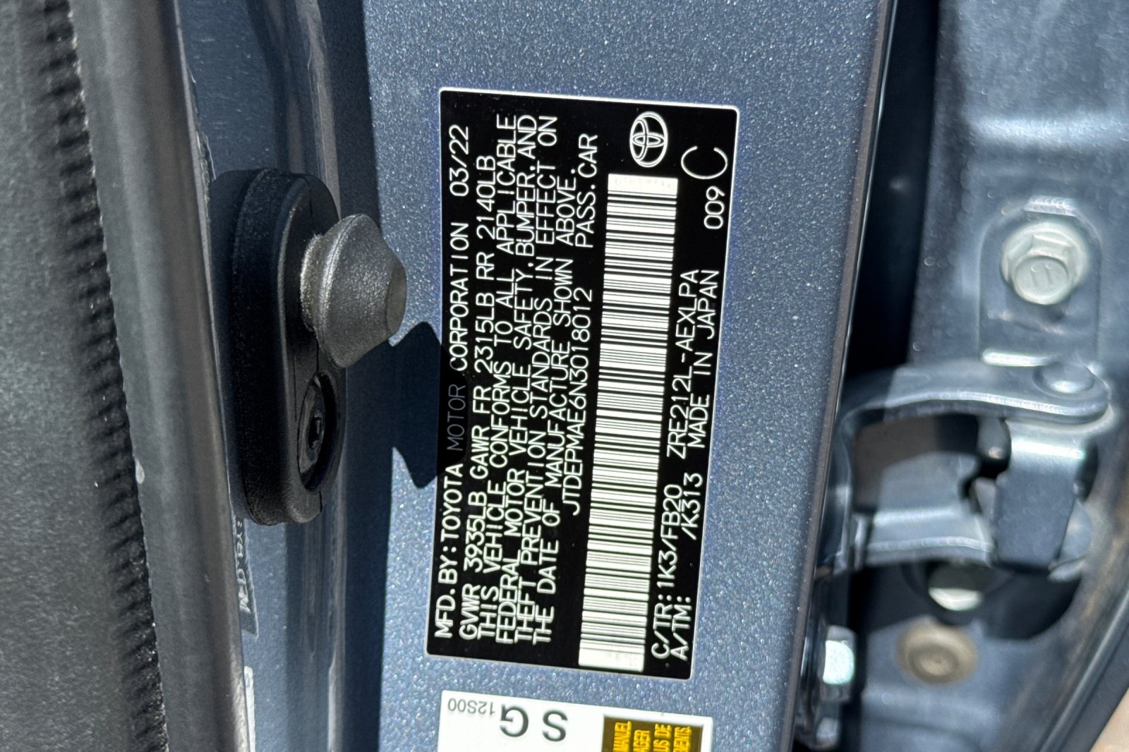 2022 Toyota Corolla LE photo 25
