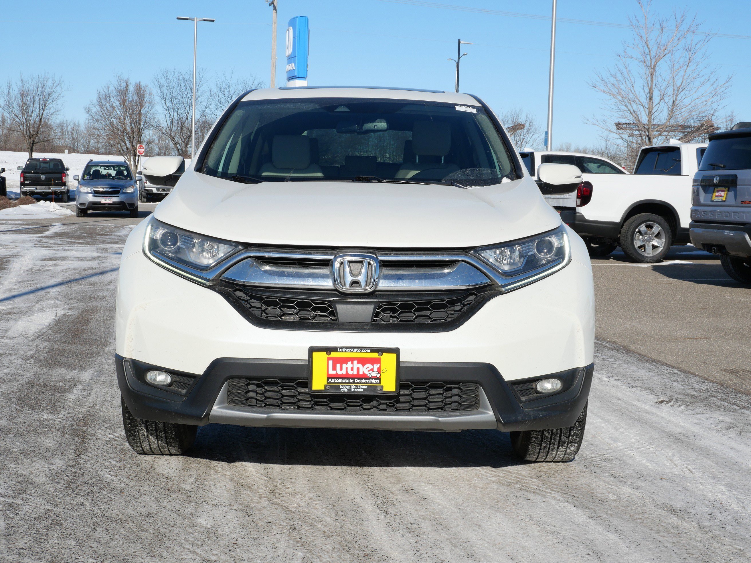 Used 2017 Honda CR-V EX-L with VIN 5J6RW2H88HL061791 for sale in Waite Park, Minnesota