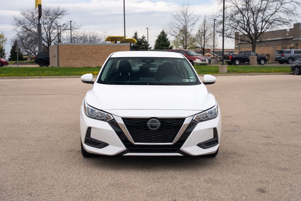 Used 2022 Nissan Sentra SV with VIN 3N1AB8CV2NY255642 for sale in Mount Pleasant, WI