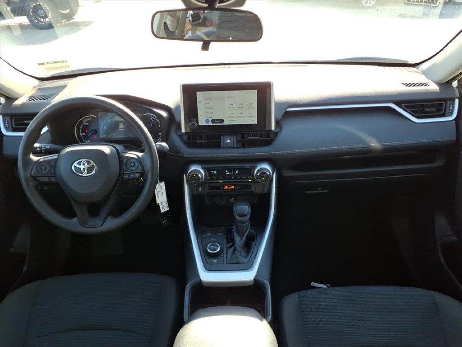 2024 Toyota RAV4 Hybrid LE White at Robbins Nissan