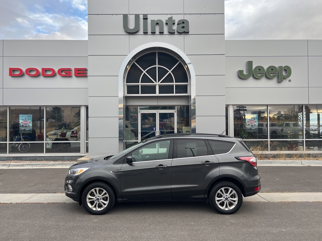 Used 2018 Ford Escape SE with VIN 1FMCU9GD2JUB34769 for sale in Evanston, WY