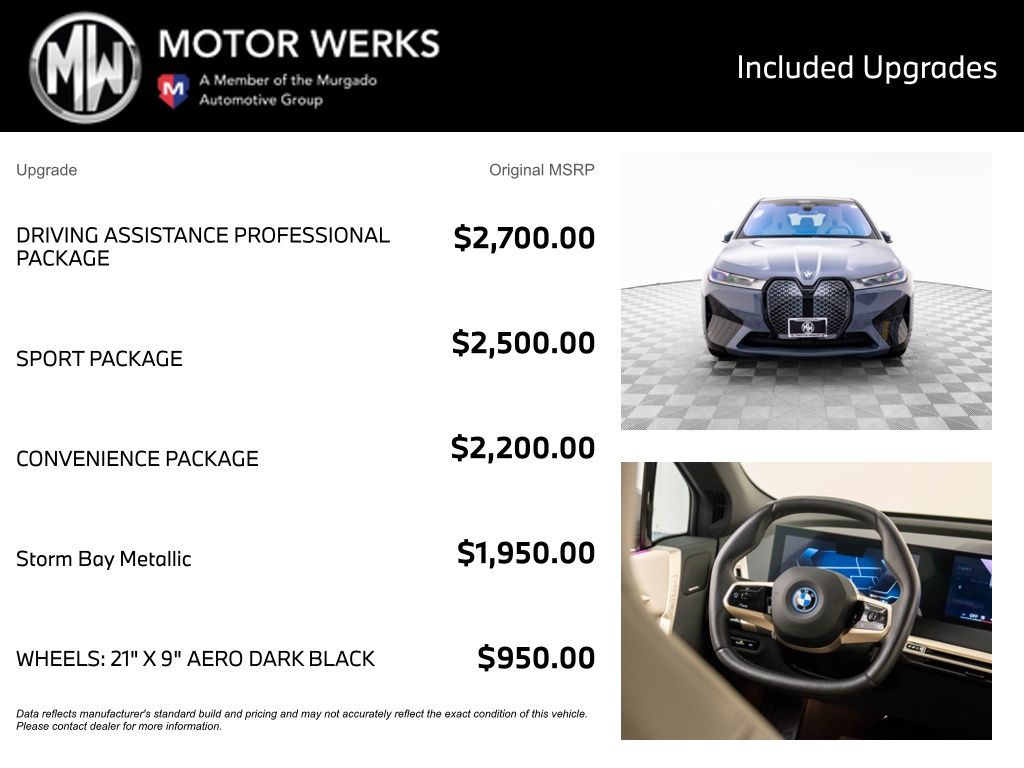 Certified Used 2025 Storm Bay Metallic BMW xDrive50 image 4