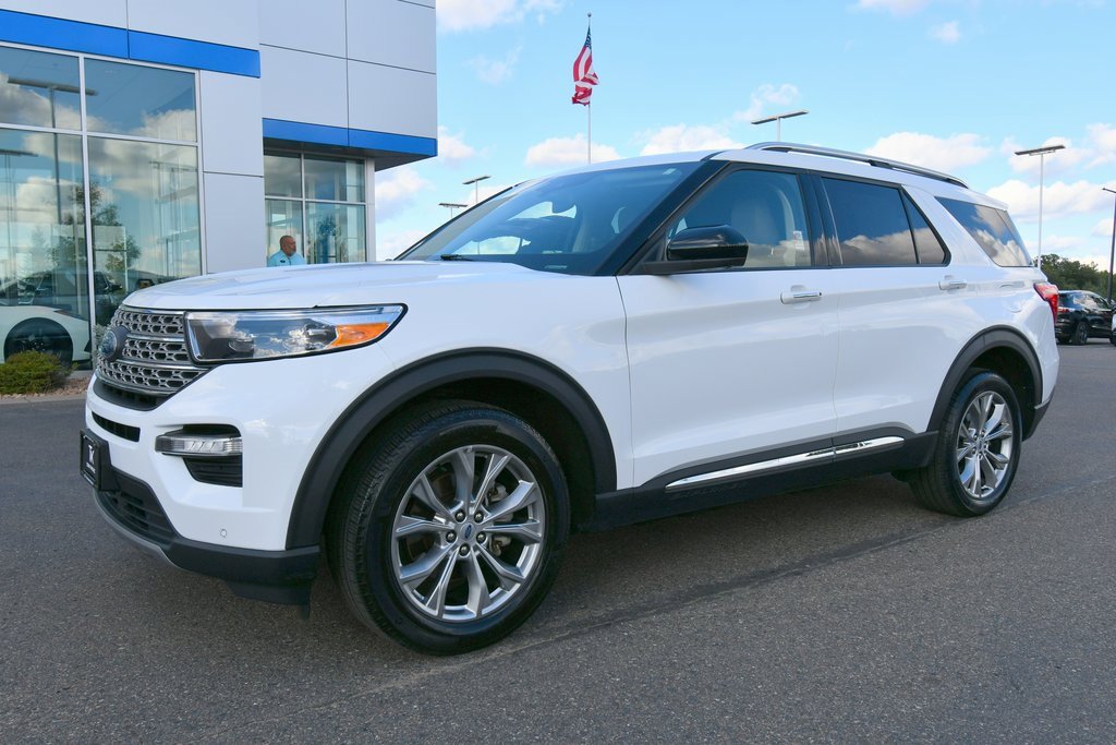 Used 2023 Ford Explorer Limited with VIN 1FMSK8FH0PGB26077 for sale in North Branch, Minnesota