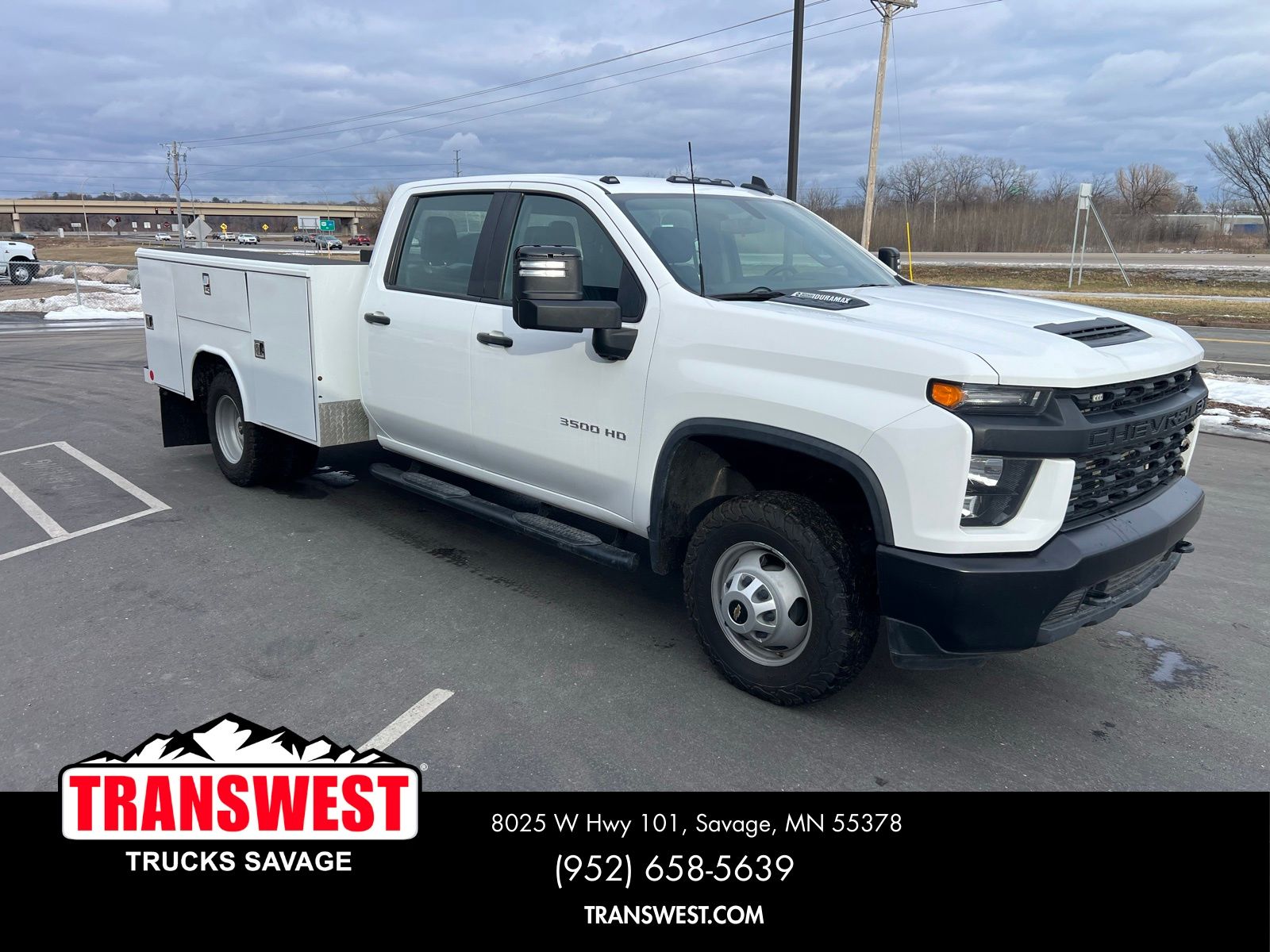 Used 2023 Chevrolet Silverado 3500HD Work Truck with VIN 1GB4YSEY2PF156654 for sale in Minneapolis, Minnesota