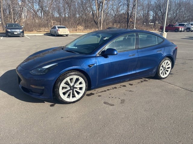 Used 2022 Tesla Model 3 Long Range with VIN 5YJ3E1EB4NF187055 for sale in Savannah, MO
