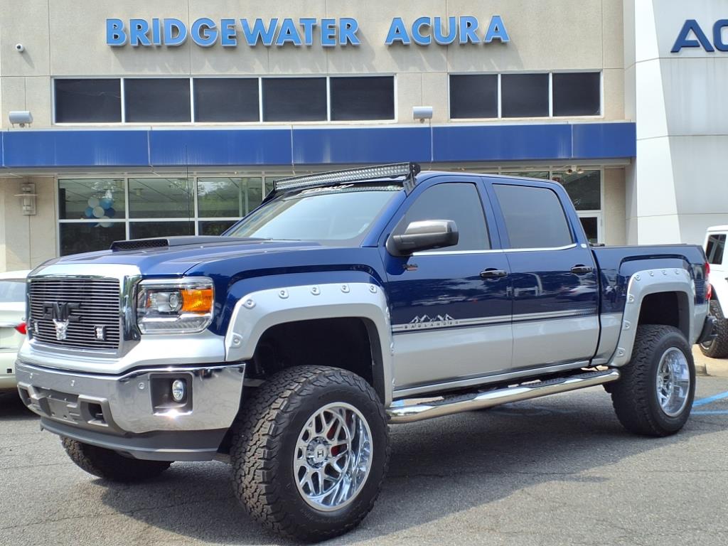Used 2014 Cobalt Blue Metallic GMC SLT image 1