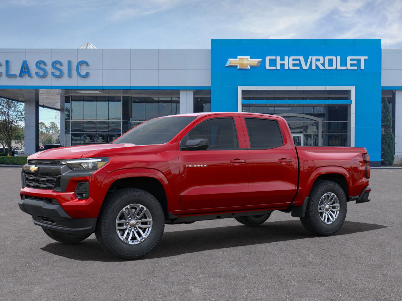 2025 Chevrolet Colorado WT/LT Red at Classic Elite Chevrolet Hwy 6