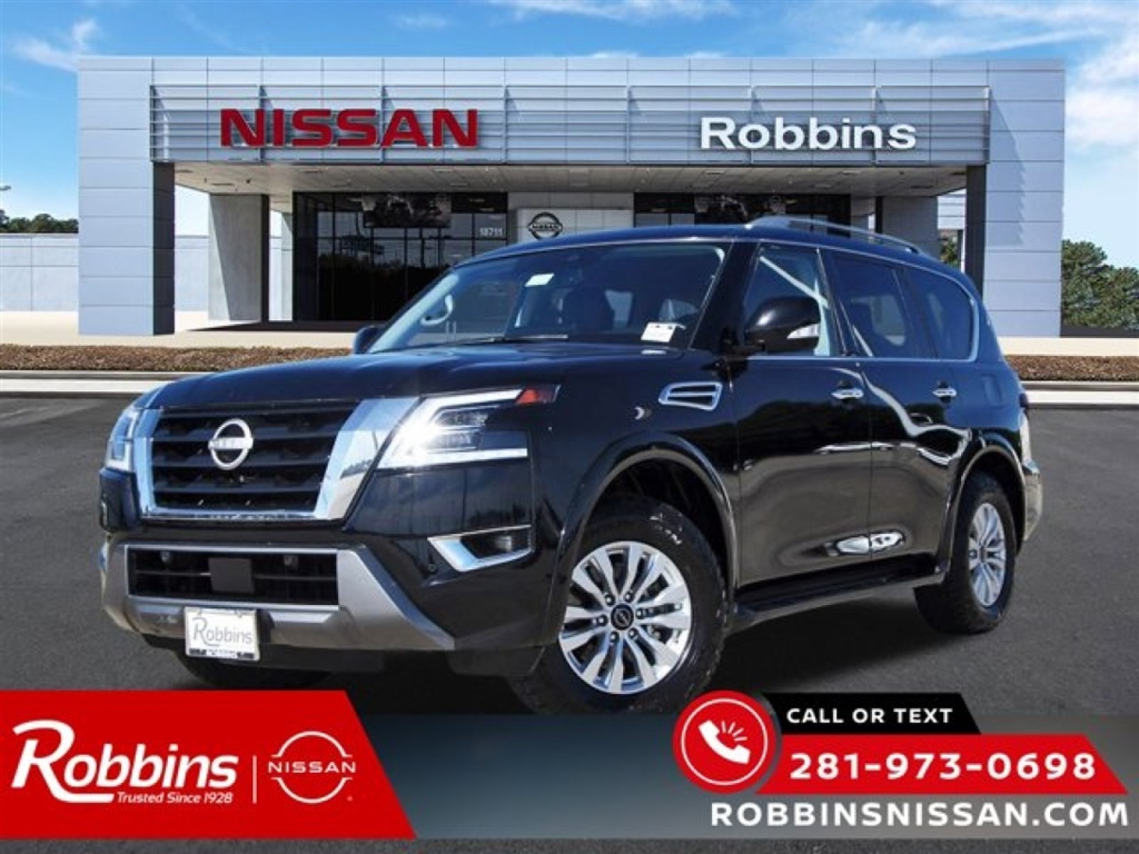 2024 Nissan Armada SV Black at Robbins Nissan
