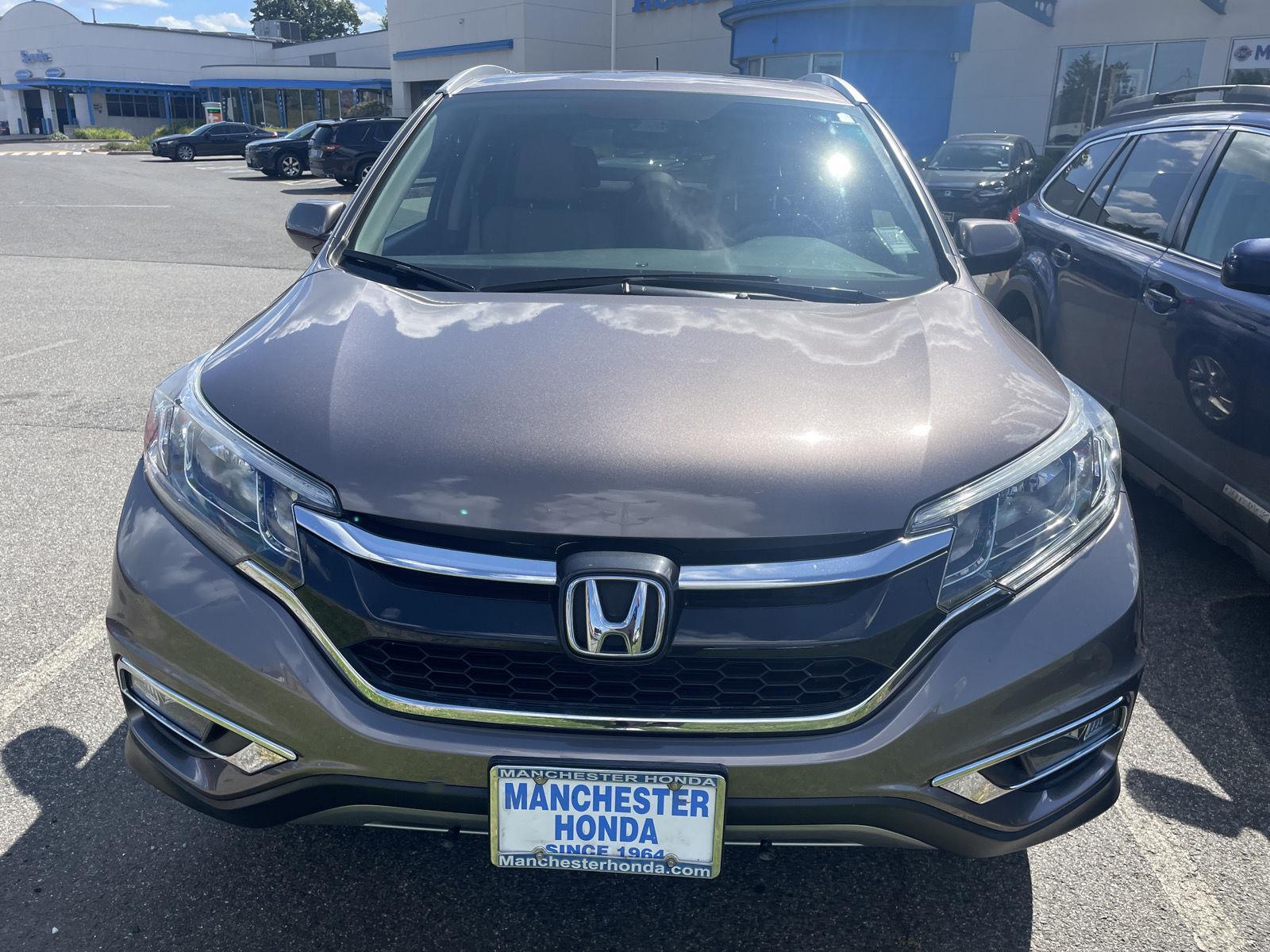 Used 2015 Honda CR-V EX-L with VIN 5J6RM4H73FL079931 for sale in Manchester, CT
