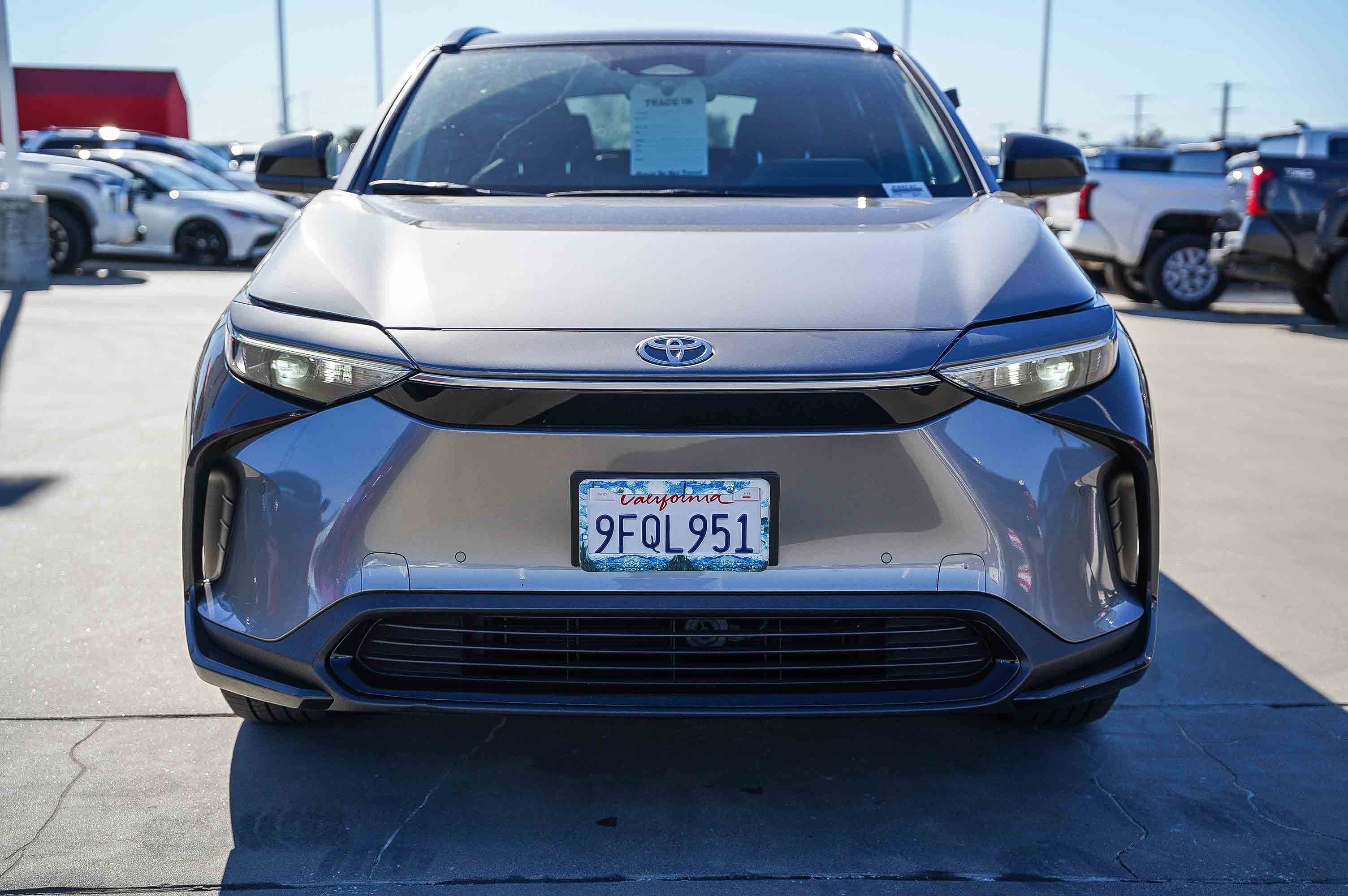 Used 2023 Toyota bZ4X XLE with VIN JTMAAAAA5PA007710 for sale in Los Angeles, CA