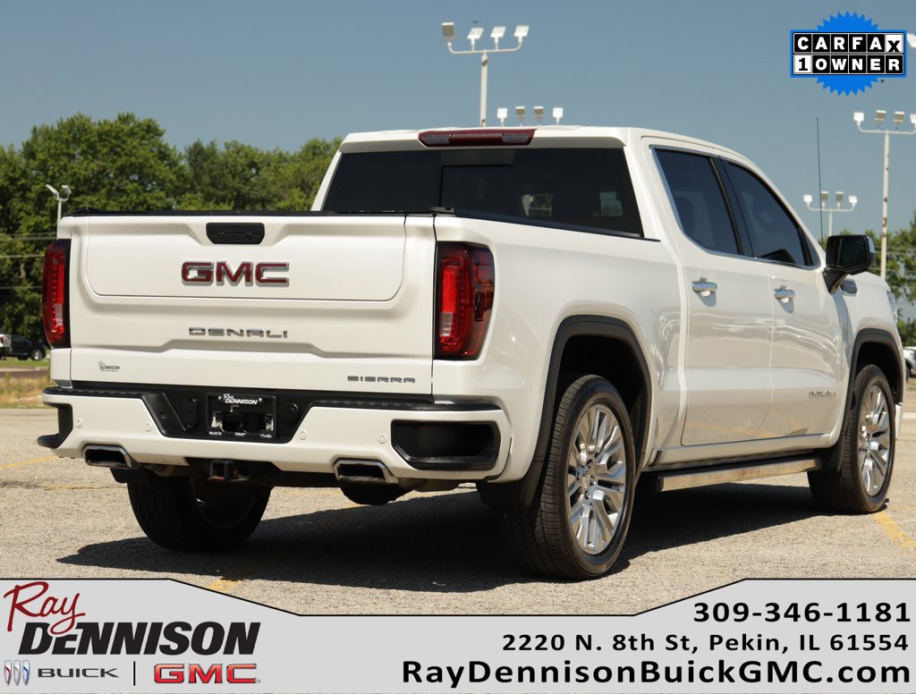 Used 2022 White Frost Tricoat GMC Denali image 7