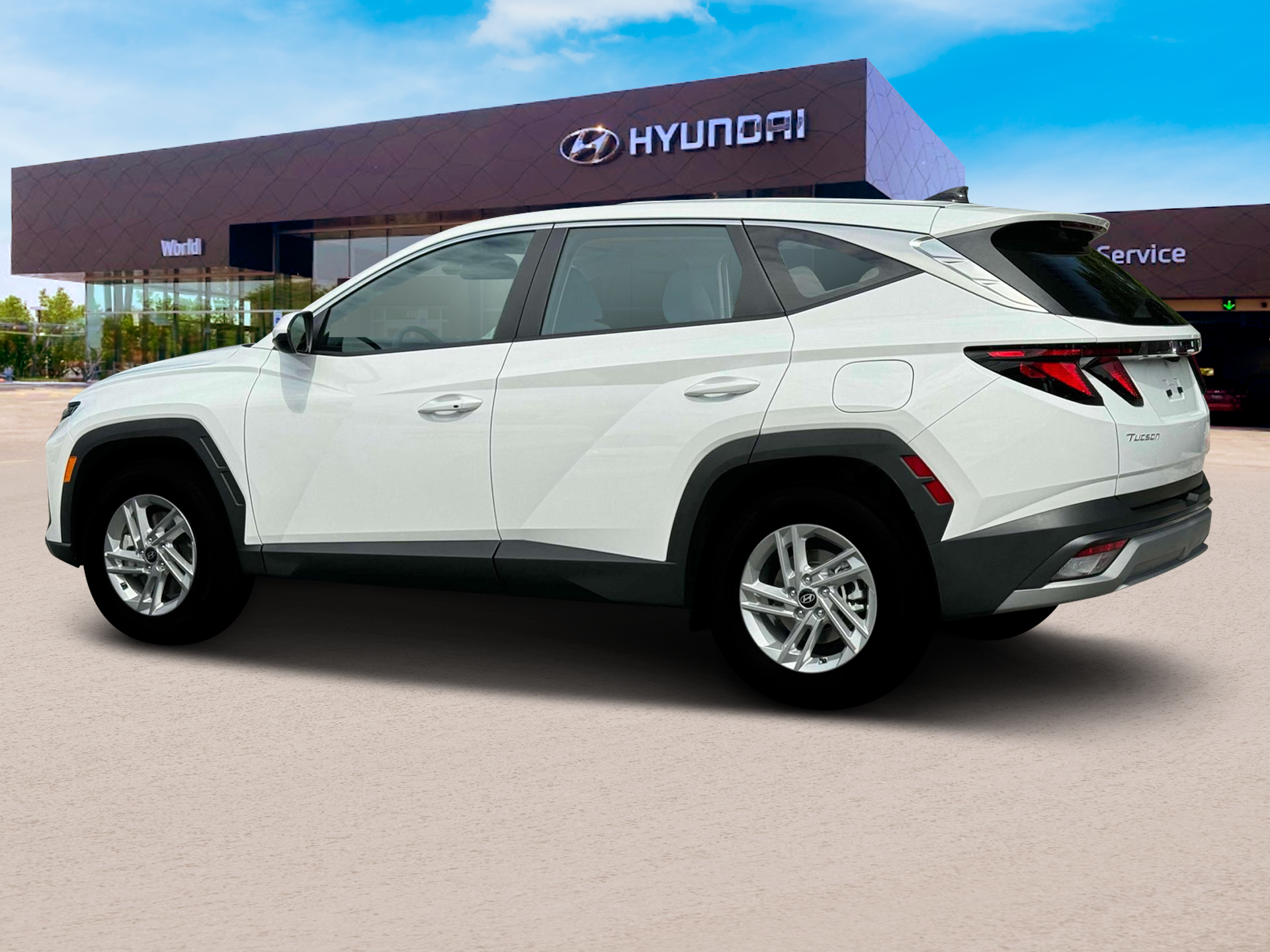 New 2025 Serenity White Pearl Hyundai SE AWD image 4