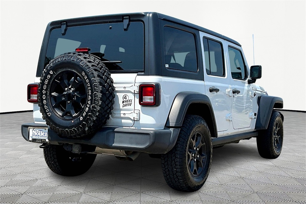 Certified 2020 Jeep Wrangler Unlimited Willys Sport with VIN 1C4HJXDG4LW325218 for sale in Kansas City