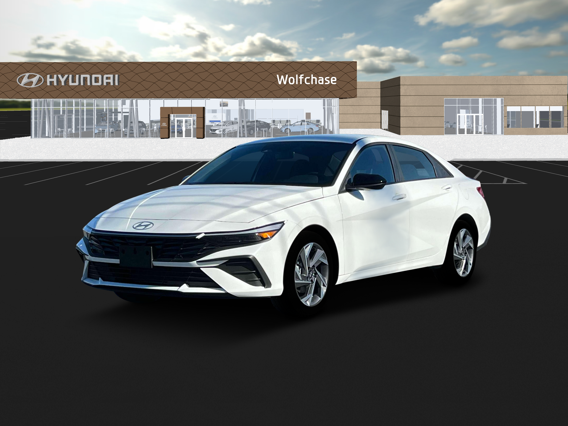 New 2025 White Hyundai SEL Sport image 1
