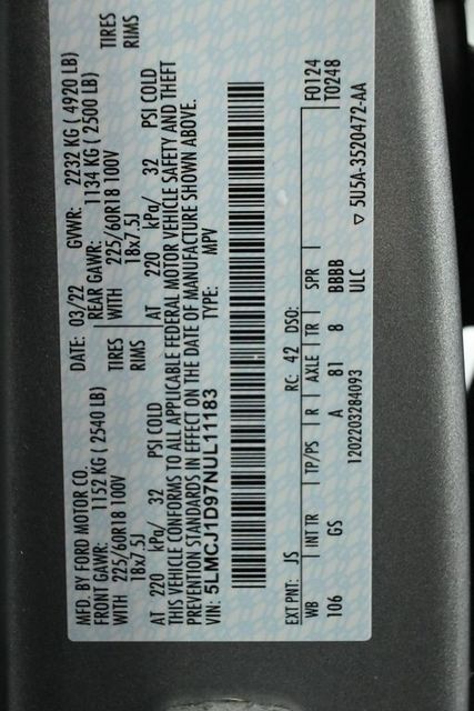 2022 LINCOLN CORSAIR - Image 36