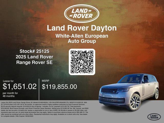 2025 Land Rover Range Rover SE photo 4
