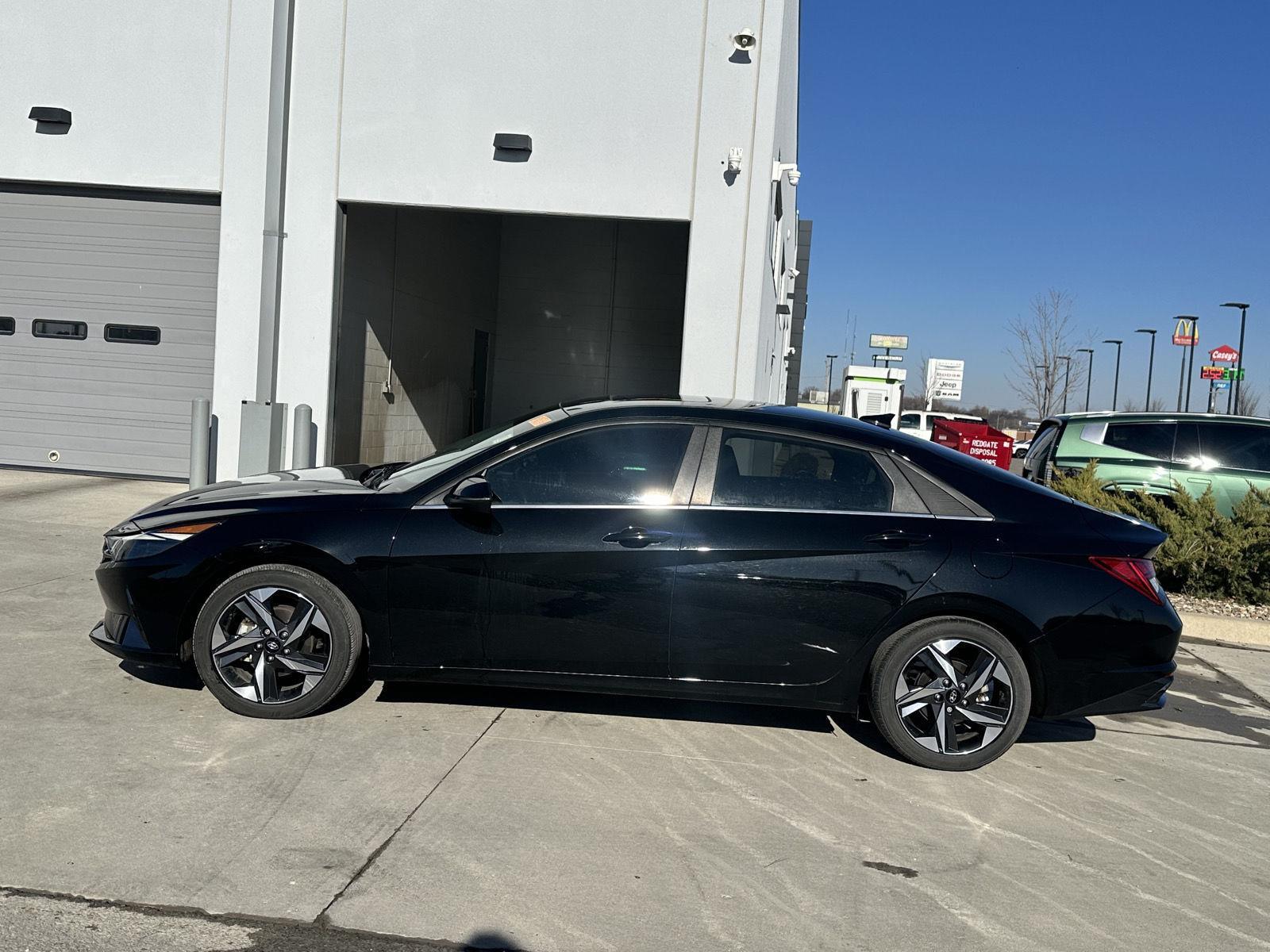 Certified 2023 Hyundai Elantra Limited with VIN 5NPLP4AG8PH107189 for sale in Kansas City