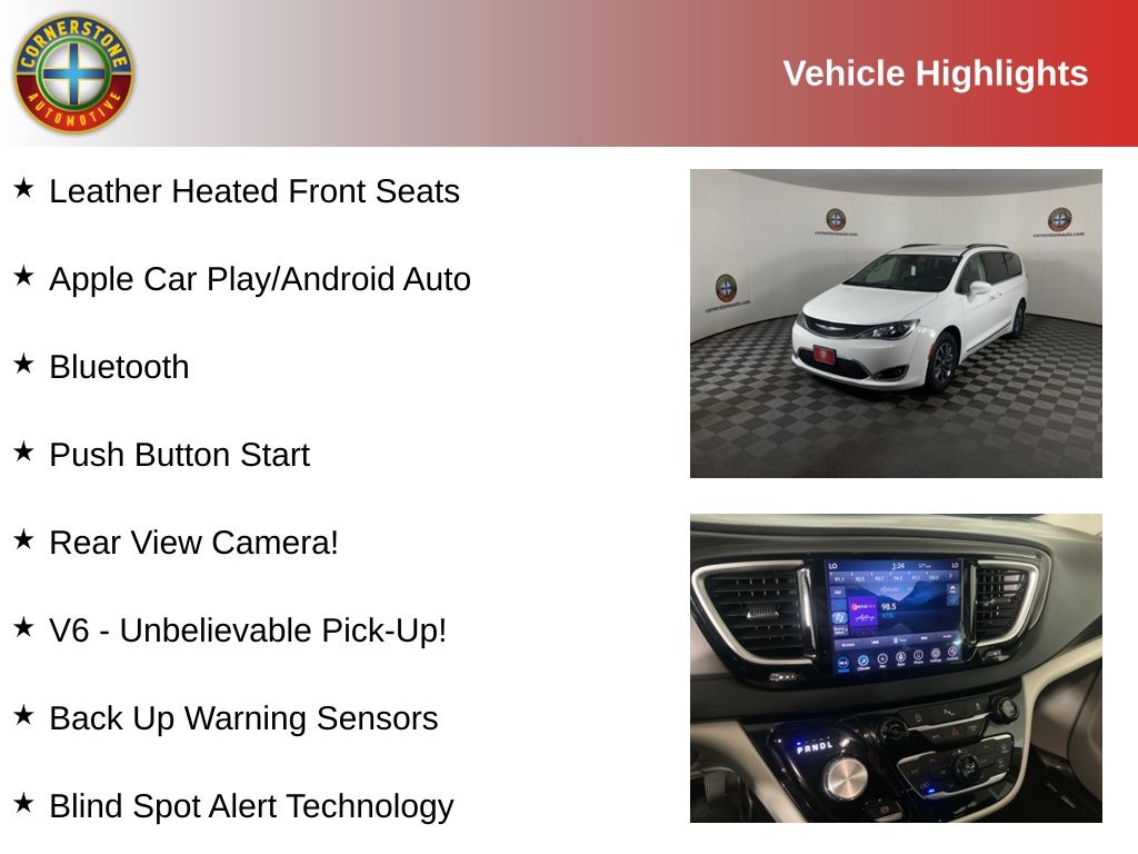 Used 2020 Chrysler Pacifica Touring L Plus with VIN 2C4RC1EG3LR172995 for sale in Elk River, Minnesota