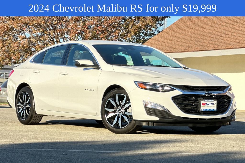 Used 2024 Chevrolet Malibu RS with VIN 1G1ZG5ST9RF138534 for sale in Chino, CA