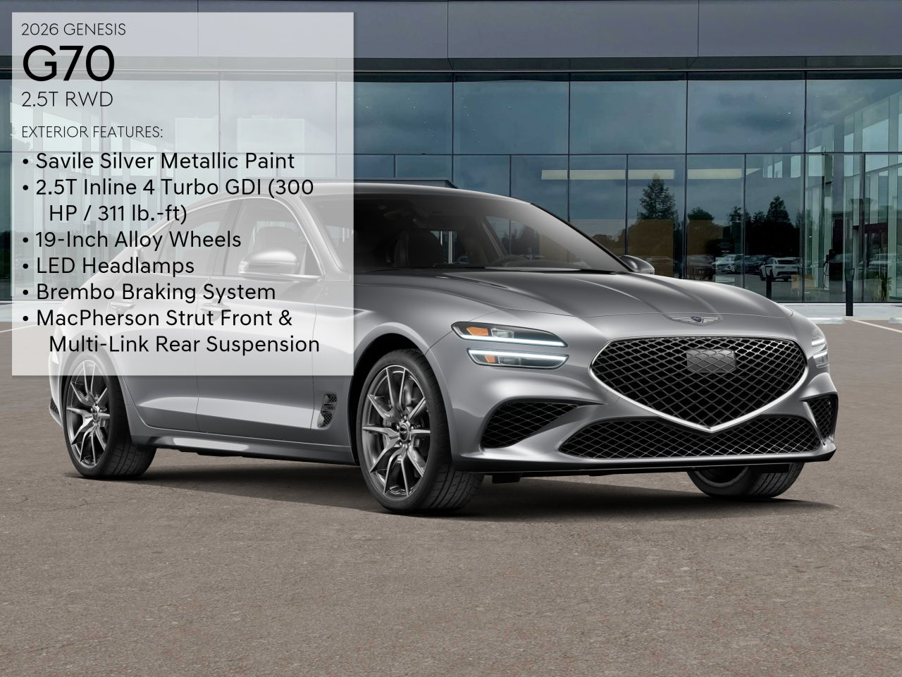 2026 Genesis G70 2.5T photo 3