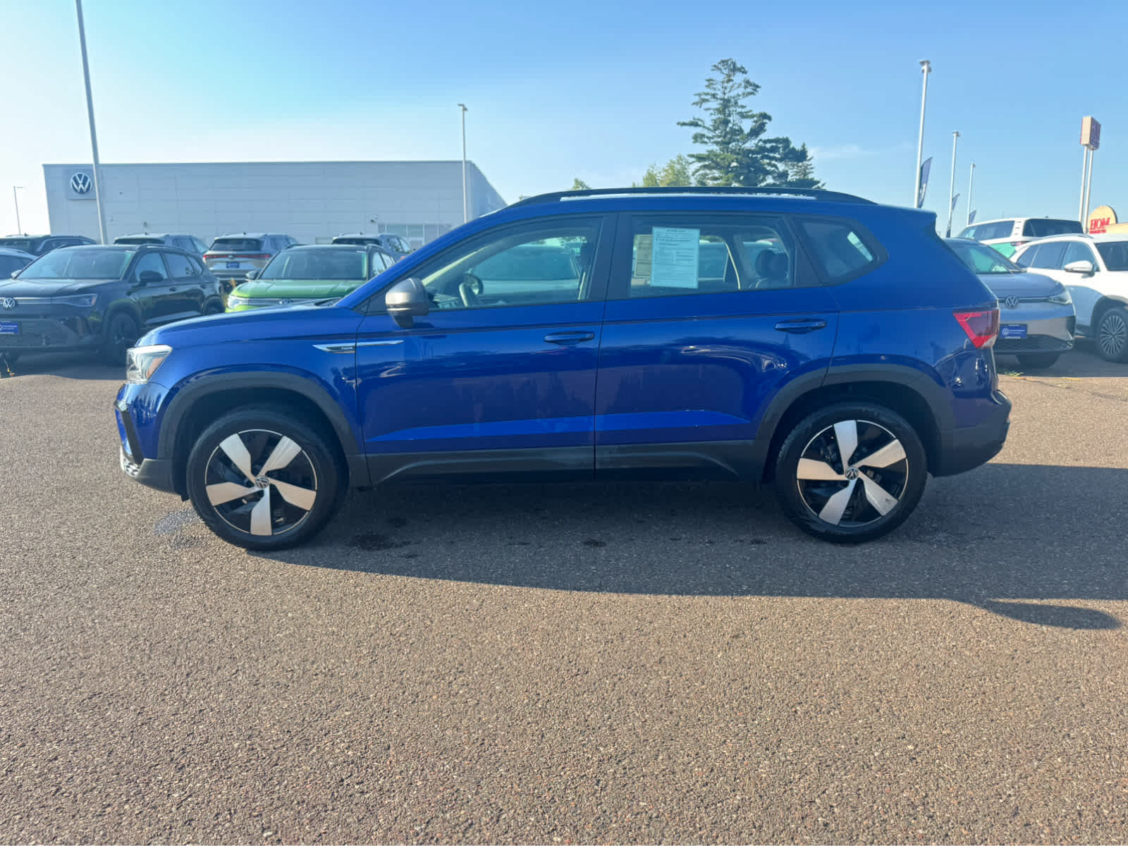 Certified 2024 Volkswagen Taos S with VIN 3VV8X7B21RM021358 for sale in Hermantown, Minnesota