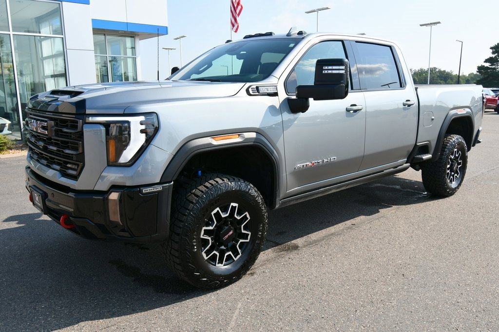 Used 2024 GMC Sierra 2500HD AT4X with VIN 1GT49ZE78RF389210 for sale in North Branch, Minnesota