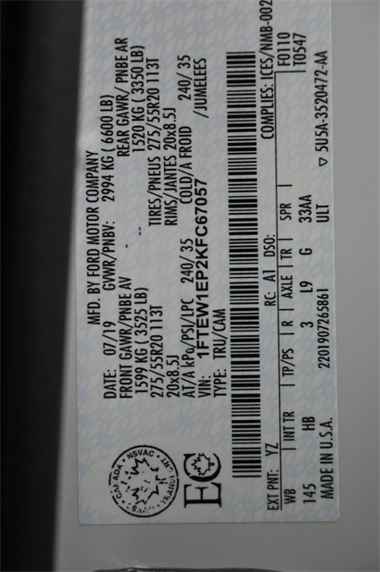 2019 FORD F-150 - Image 35