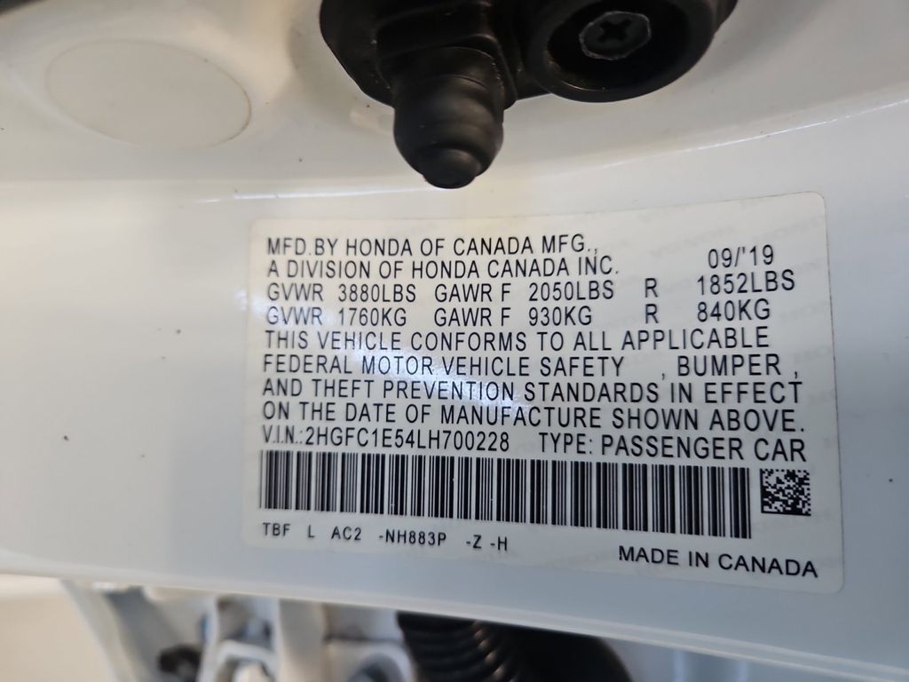 2020 Honda Civic Si photo 19