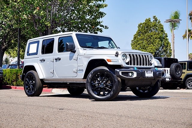 Certified Used 2024 Silver Jeep Sahara 4xe image 1