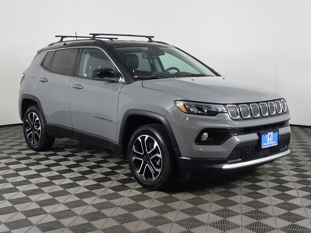 Used 2022 Jeep Compass Limited with VIN 3C4NJDCB8NT181768 for sale in Cleveland Heights, OH