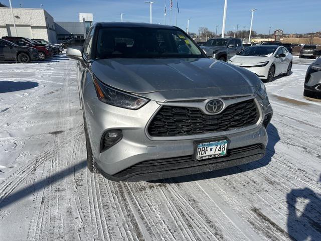 Certified 2024 Toyota Highlander LE with VIN 5TDKDRBH6RS564640 for sale in Winona, Minnesota