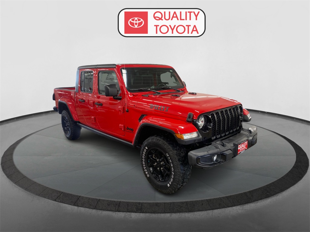 Used 2021 Jeep Gladiator WILLYS with VIN 1C6HJTAG5ML582475 for sale in Fergus Falls, Minnesota