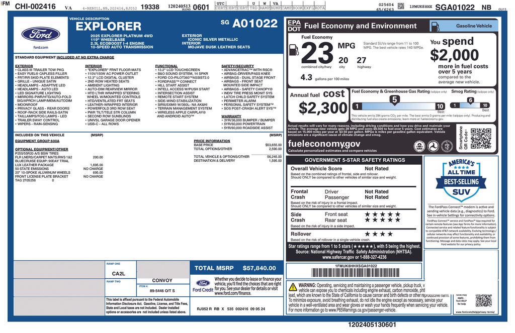 2025 FORD EXPLORER - Image 31