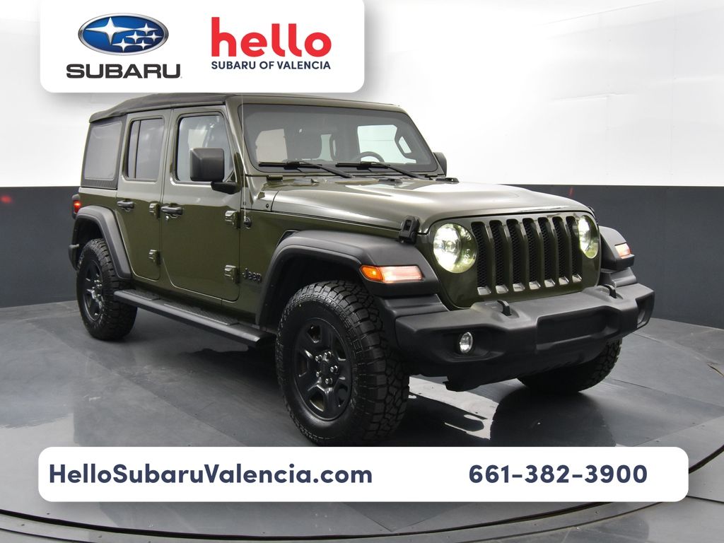 Pre-Owned 2021 Jeep Wrangler Unlimited Sport 4D Sport Utility in