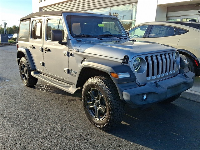 Used 2020 Jeep Wrangler Unlimited Sport S with VIN 1C4HJXDG1LW121363 for sale in Turnersville, NJ
