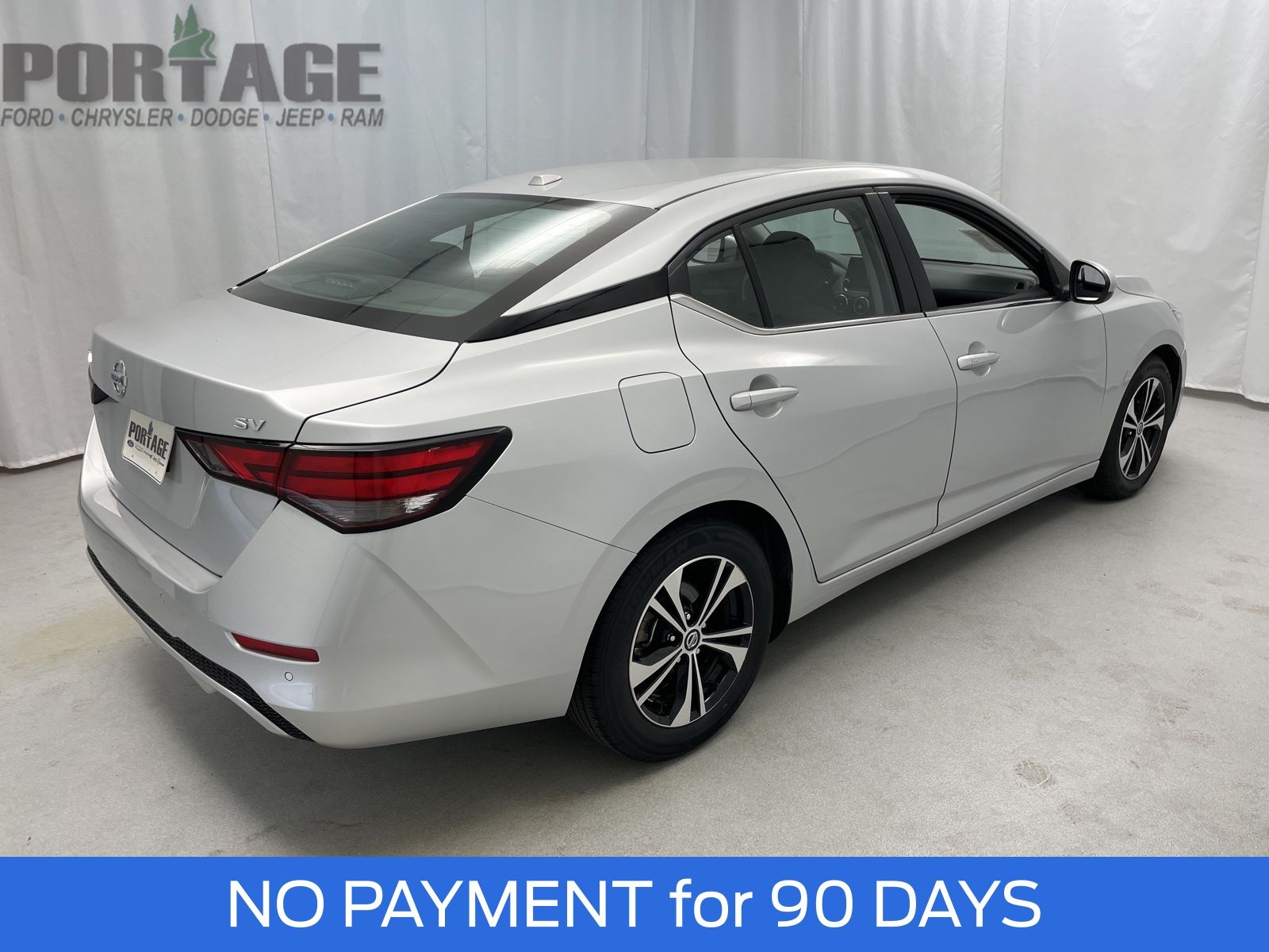 Used 2022 Nissan Sentra SV with VIN 3N1AB8CV9NY218491 for sale in Portage, WI