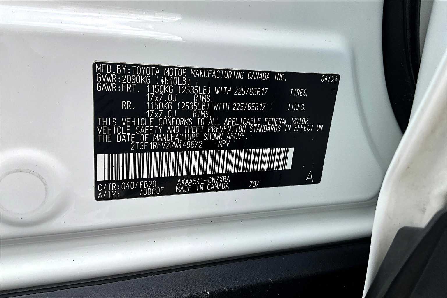 2024 Toyota RAV4 LE photo 27