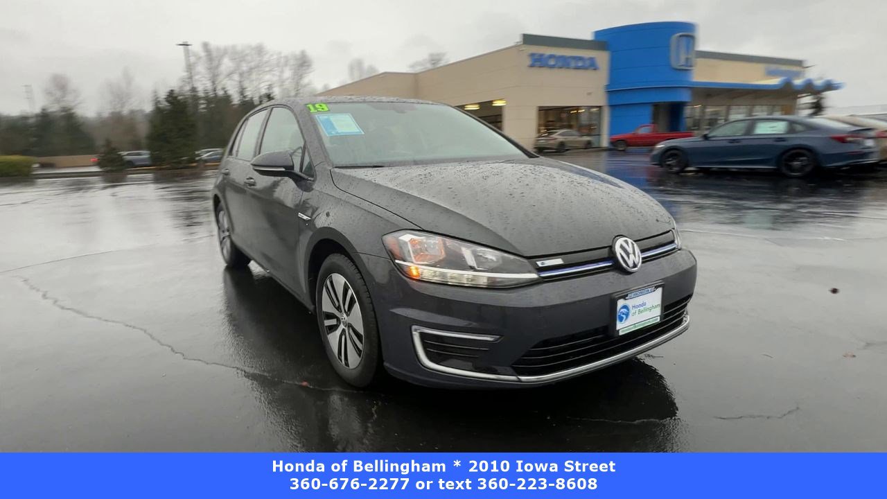 Used 2019 Volkswagen e-Golf e-Golf SE with VIN WVWKR7AU8KW913369 for sale in Bellingham, WA