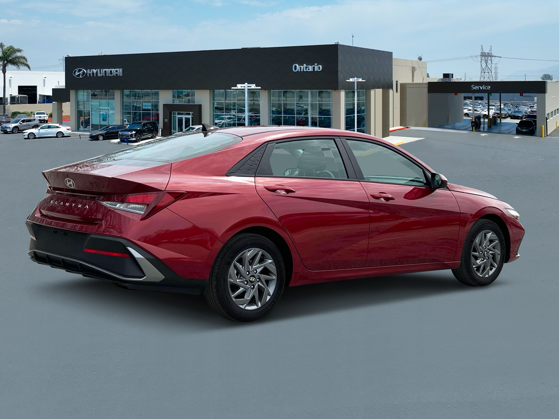 New 2024 Ultimate Red Hyundai SEL image 8
