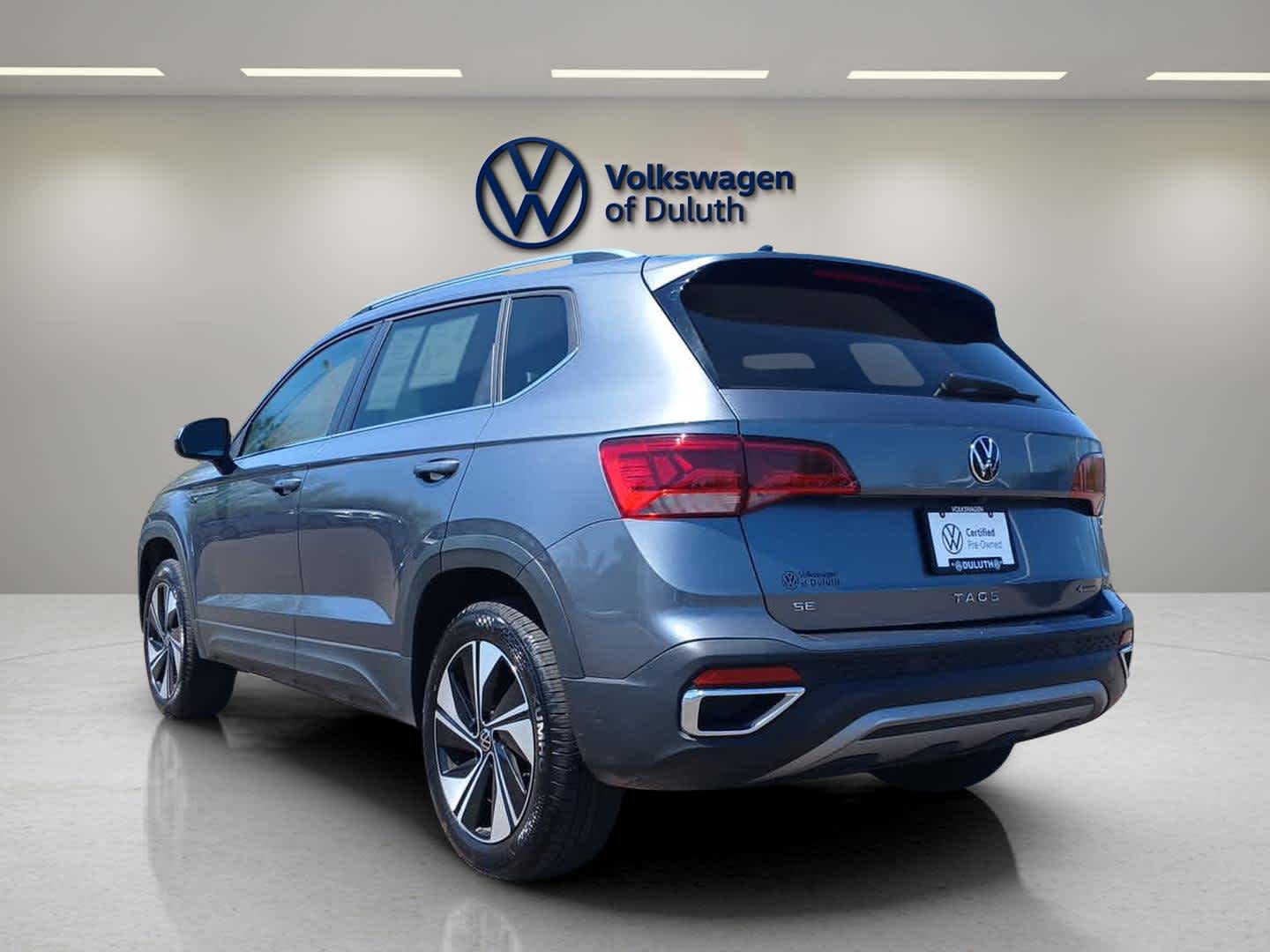 Certified 2024 Volkswagen Taos SE with VIN 3VVVX7B28RM071631 for sale in Hermantown, Minnesota