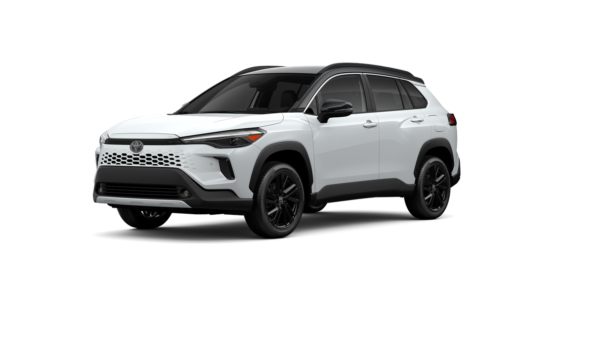 New 2026 Wind Chill Pearl with Jet Black roof [extra_cost_color] Toyota Hybrid XSE image 1
