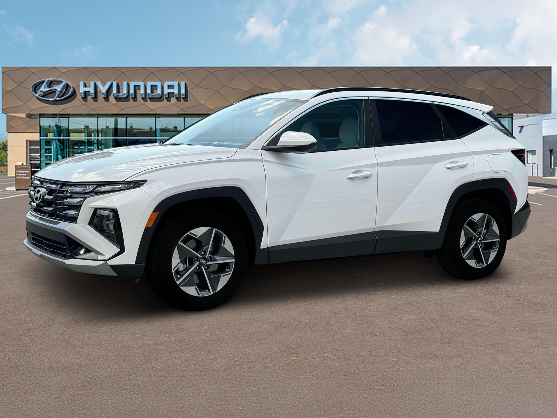 New 2025 White Hyundai SEL FWD image 2
