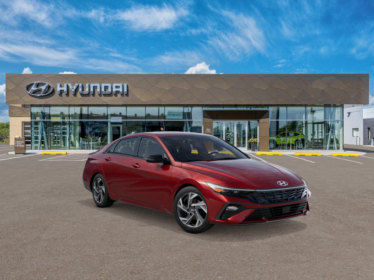 New 2025 Red Hyundai SEL Sport image 2