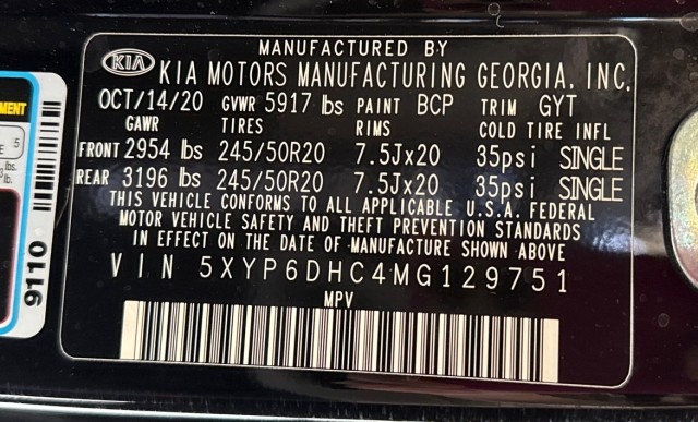 Used 2021 Black Copper Kia S image 20