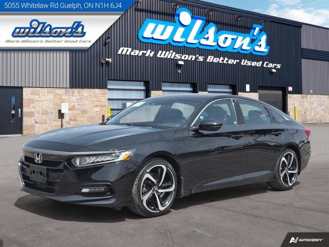 Certified Pre-Owned 2019 Honda Accord Sedan Sport | 6-Speed Manual | Sunroof | Adaptive Cruise | Power Seat | Heated Seats | New Tires |