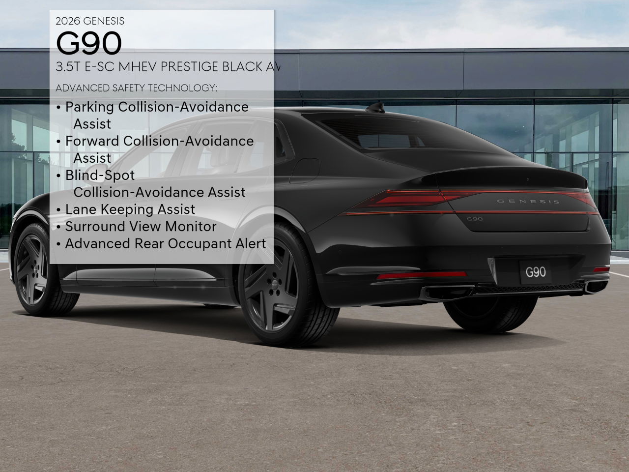 2026 Genesis G90 3.5T E-Supercharger photo 4