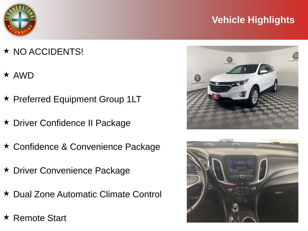 Used 2020 Chevrolet Equinox LT with VIN 3GNAXUEV1LS612725 for sale in Elk River, Minnesota