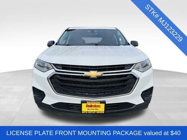 Used 2021 Chevrolet Traverse LS with VIN 1GNEVFKW5MJ123229 for sale in Burien, WA